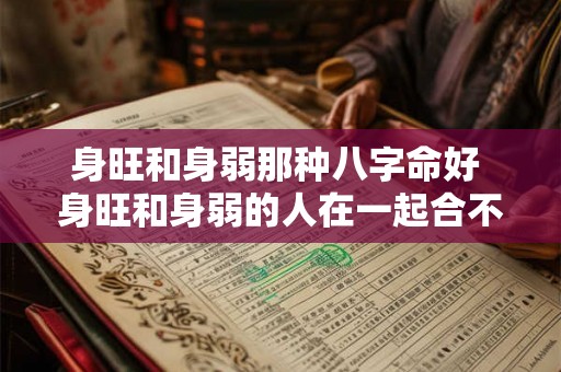 身旺和身弱那种八字命好 身旺和身弱的人在一起合不合适 身旺和身弱那种八字命好 身旺和身弱的人在一起合不合适