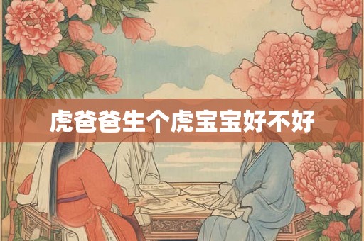 虎爸爸生个虎宝宝好不好