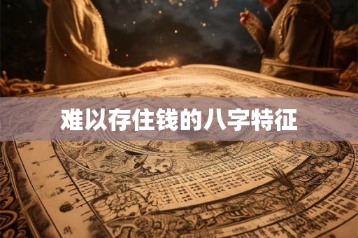难以存住钱的八字特征 难以存住钱的八字特征