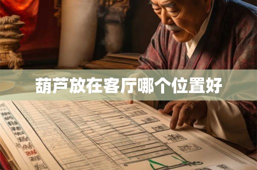 葫芦放在客厅哪个位置好