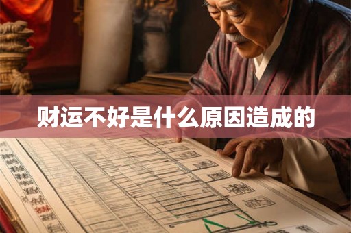 财运不好是什么原因造成的 财运不好是什么原因造成的
