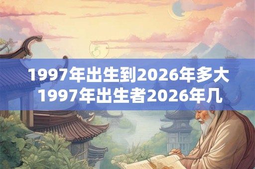 1997年出生到2026年多大 1997年出生者2026年几岁 1997年出生到2026年多大 1997年出生者2026年几岁