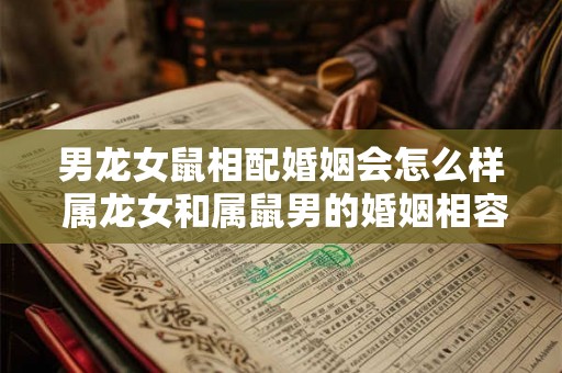 男龙女鼠相配婚姻会怎么样 属龙女和属鼠男的婚姻相容性解析