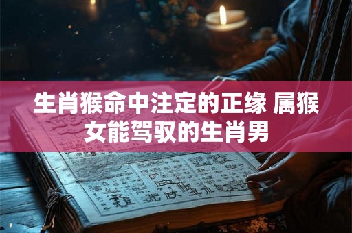 生肖猴命中注定的正缘 属猴女能驾驭的生肖男
