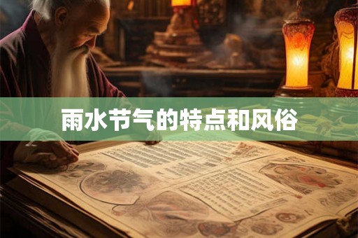 雨水节气的特点和风俗 雨水节气的特点和风俗