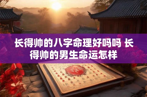 长得帅的八字命理好吗吗 长得帅的男生命运怎样 长得帅的八字命理好吗吗 长得帅的男生命运怎样