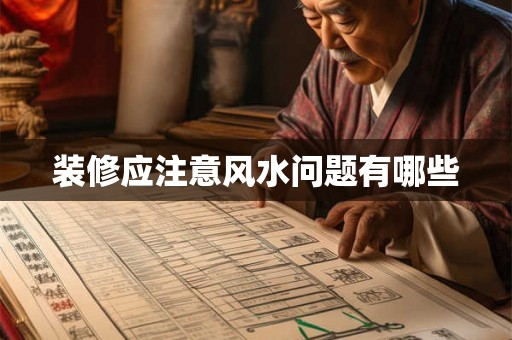 装修应注意风水问题有哪些 装修应注意风水问题有哪些