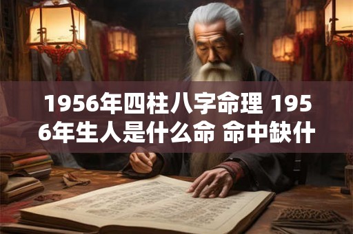 1956年四柱八字命理 1956年生人是什么命 命中缺什么 1956年四柱八字命理 1956年生人是什么命 命中缺什么