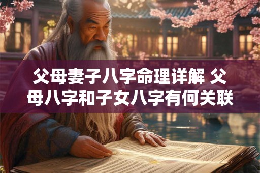 父母妻子八字命理详解 父母八字和子女八字有何关联 父母妻子八字命理详解 父母八字和子女八字有何关联