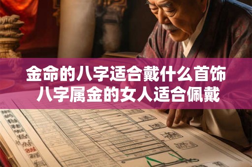 金命的八字适合戴什么首饰 八字属金的女人适合佩戴什么首饰 金命的八字适合戴什么首饰 八字属金的女人适合佩戴什么首饰