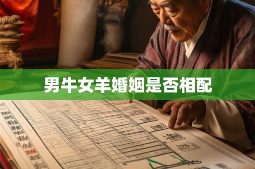 男牛女羊婚姻是否相配