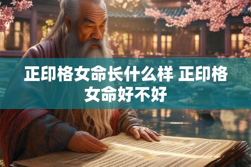 正印格女命长什么样 正印格女命好不好 正印格女命长什么样 正印格女命好不好