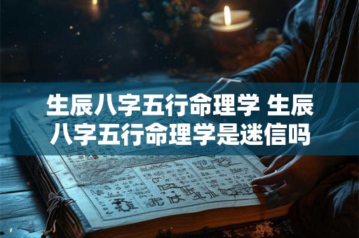 生辰八字五行命理学 生辰八字五行命理学是迷信吗 生辰八字五行命理学 生辰八字五行命理学是迷信吗