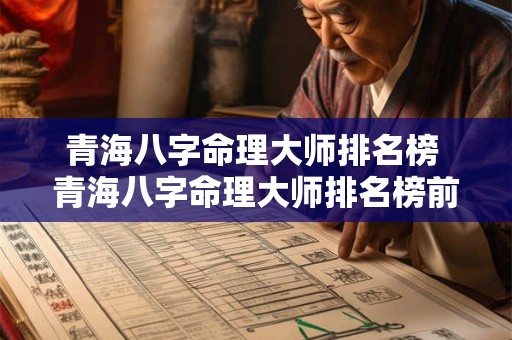 青海八字命理大师排名榜 青海八字命理大师排名榜前十名 青海八字命理大师排名榜 青海八字命理大师排名榜前十名