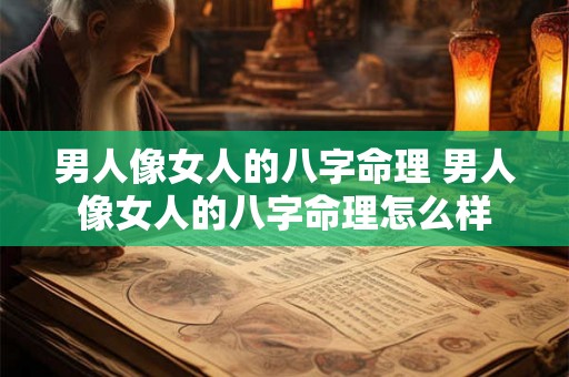 男人像女人的八字命理 男人像女人的八字命理怎么样 男人像女人的八字命理 男人像女人的八字命理怎么样