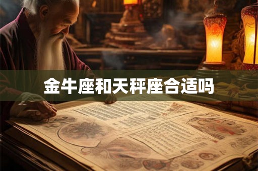 金牛座和天秤座合适吗