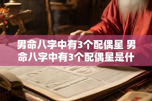 男命八字中有3个配偶星 男命八字中有3个配偶星是什么 男命八字中有3个配偶星 男命八字中有3个配偶星是什么