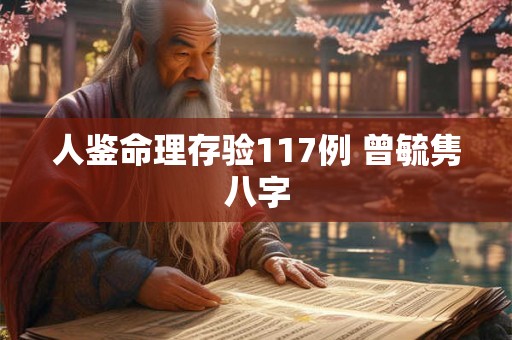 人鉴命理存验117例 曾毓隽八字 人鉴命理存验117例 曾毓隽八字