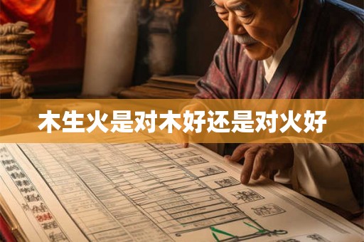 木生火是对木好还是对火好 木生火是对木好还是对火好