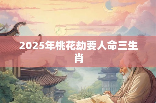 2025年桃花劫要人命三生肖 2025年桃花劫要人命三生肖