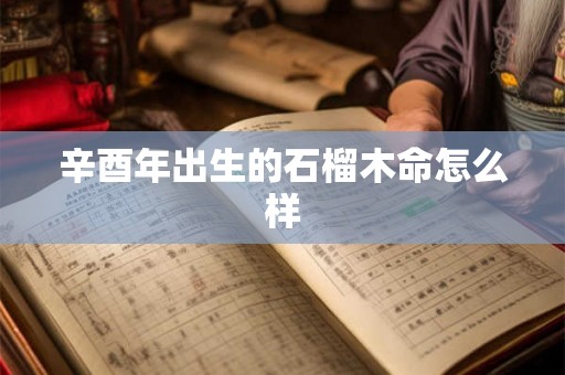 辛酉年出生的石榴木命怎么样