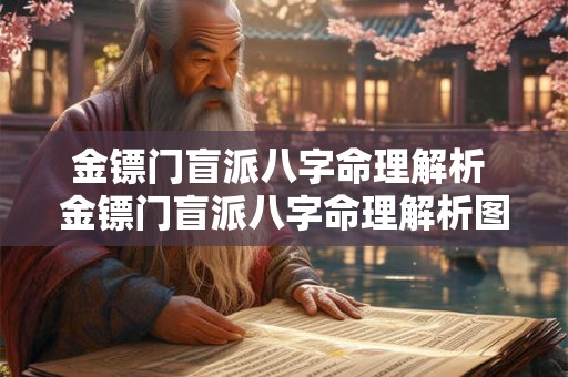 金镖门盲派八字命理解析 金镖门盲派八字命理解析图 金镖门盲派八字命理解析 金镖门盲派八字命理解析图