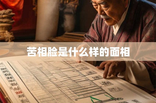 苦相脸是什么样的面相