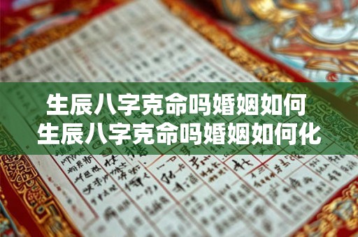 生辰八字克命吗婚姻如何 生辰八字克命吗婚姻如何化解 生辰八字克命吗婚姻如何 生辰八字克命吗婚姻如何化解