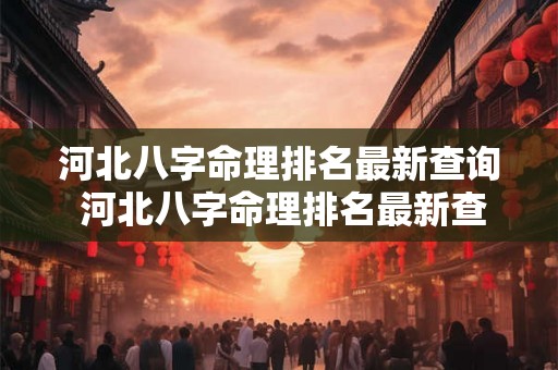 河北八字命理排名最新查询 河北八字命理排名最新查询表 河北八字命理排名最新查询 河北八字命理排名最新查询表