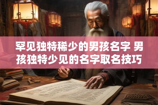 罕见独特稀少的男孩名字 男孩独特少见的名字取名技巧 罕见独特稀少的男孩名字 男孩独特少见的名字取名技巧
