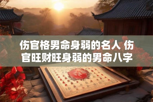 伤官格男命身弱的名人 伤官旺财旺身弱的男命八字 伤官格男命身弱的名人 伤官旺财旺身弱的男命八字