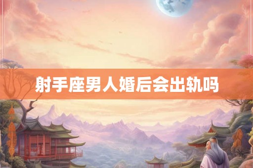 射手座男人婚后会出轨吗 射手座男人婚后会出轨吗