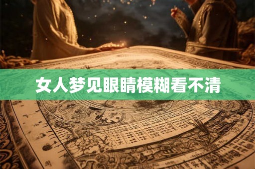 女人梦见眼睛模糊看不清 女人梦见眼睛模糊看不清