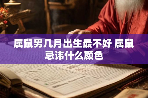 属鼠男几月出生最不好 属鼠忌讳什么颜色 属鼠男几月出生最不好 属鼠忌讳什么颜色