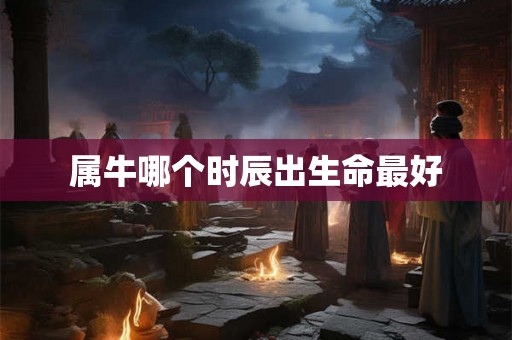 属牛哪个时辰出生命最好