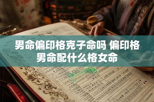 男命偏印格克子命吗 偏印格男命配什么格女命 男命偏印格克子命吗 偏印格男命配什么格女命
