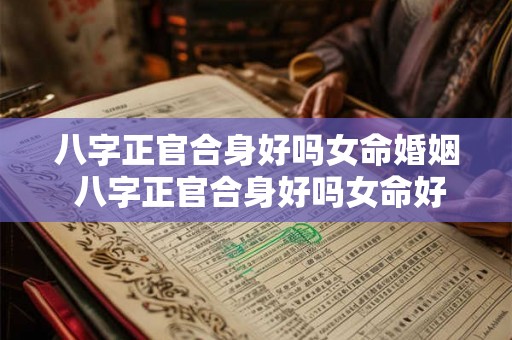 八字正官合身好吗女命婚姻 八字正官合身好吗女命好吗 八字正官合身好吗女命婚姻 八字正官合身好吗女命好吗