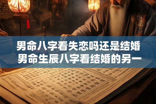 男命八字看失恋吗还是结婚 男命生辰八字看结婚的另一半 男命八字看失恋吗还是结婚 男命生辰八字看结婚的另一半