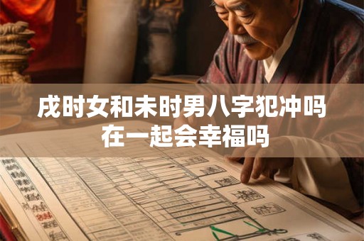 戌时女和未时男八字犯冲吗 在一起会幸福吗 戌时女和未时男八字犯冲吗 在一起会幸福吗