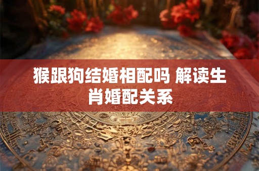 猴跟狗结婚相配吗 解读生肖婚配关系 猴跟狗结婚相配吗 解读生肖婚配关系
