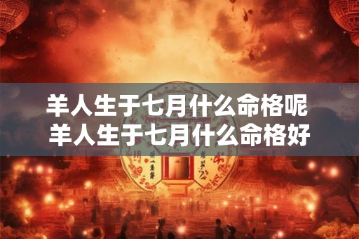 羊人生于七月什么命格呢 羊人生于七月什么命格好 羊人生于七月什么命格呢 羊人生于七月什么命格好