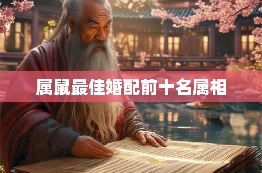 属鼠最佳婚配前十名属相 属鼠最佳婚配前十名属相