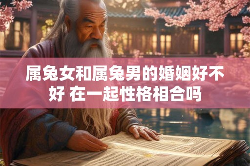 属兔女和属兔男的婚姻好不好 在一起性格相合吗 属兔女和属兔男的婚姻好不好 在一起性格相合吗