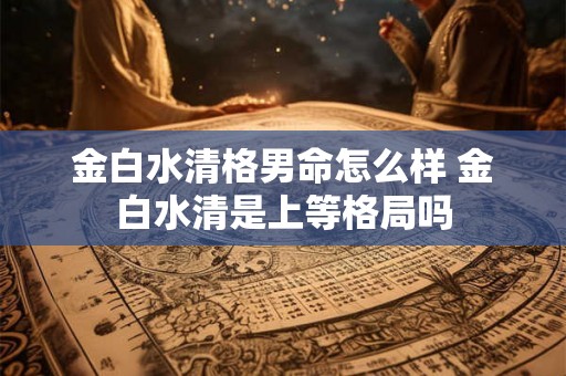 金白水清格男命怎么样 金白水清是上等格局吗 金白水清格男命怎么样 金白水清是上等格局吗