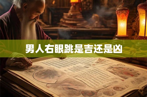 男人右眼跳是吉还是凶 男人右眼跳是吉还是凶
