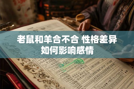 老鼠和羊合不合 性格差异如何影响感情 老鼠和羊合不合 性格差异如何影响感情