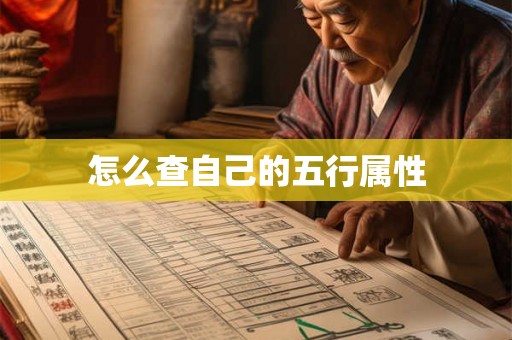 怎么查自己的五行属性 怎么查自己的五行属性