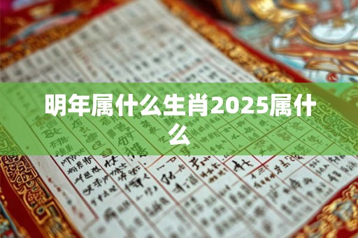 明年属什么生肖2025属什么 明年属什么生肖2025属什么