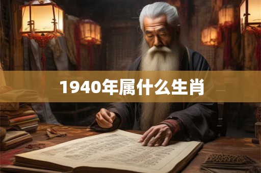 1940年属什么生肖 1940年属什么生肖