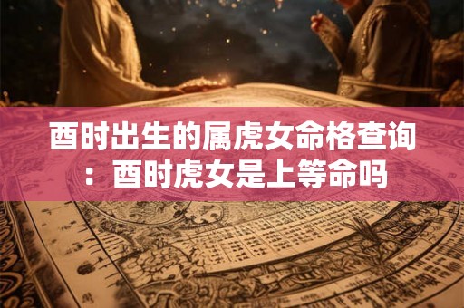 酉时出生的属虎女命格查询:酉时虎女是上等命吗 酉时出生的属虎女命格查询:酉时虎女是上等命吗